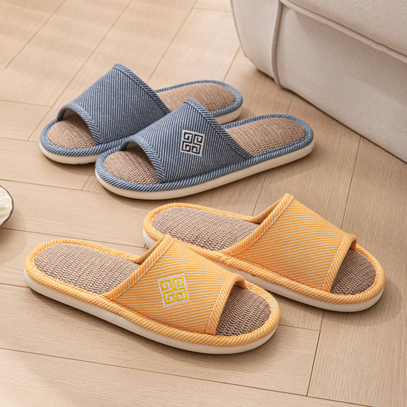 Women'S Shoes Toms - Linen Women Slippers Home Open-Toe Casual