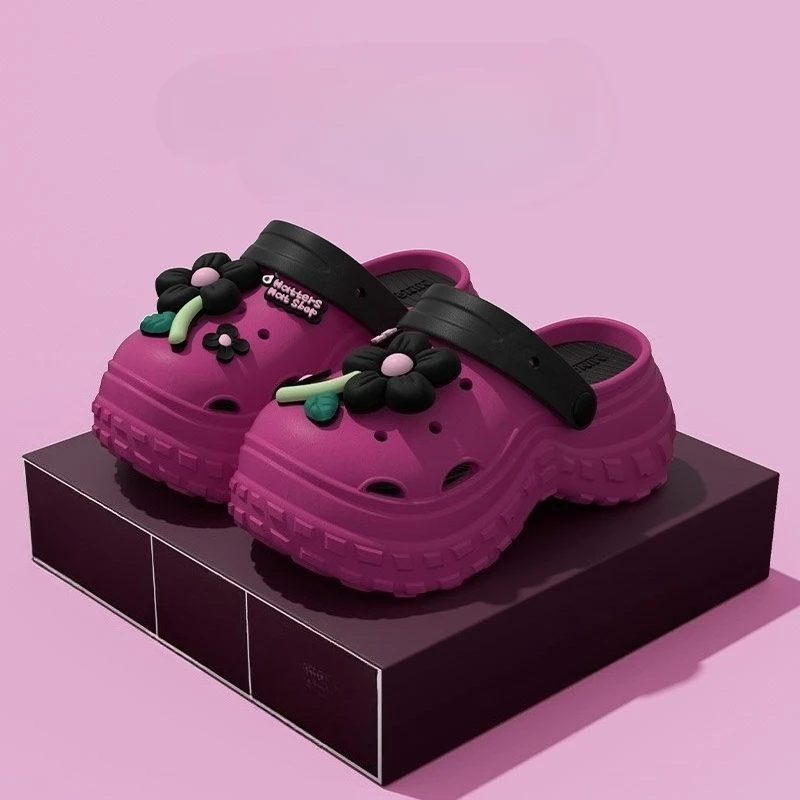 Women Shoes Size Chart - Slides Height Outside Sandals Korea Style