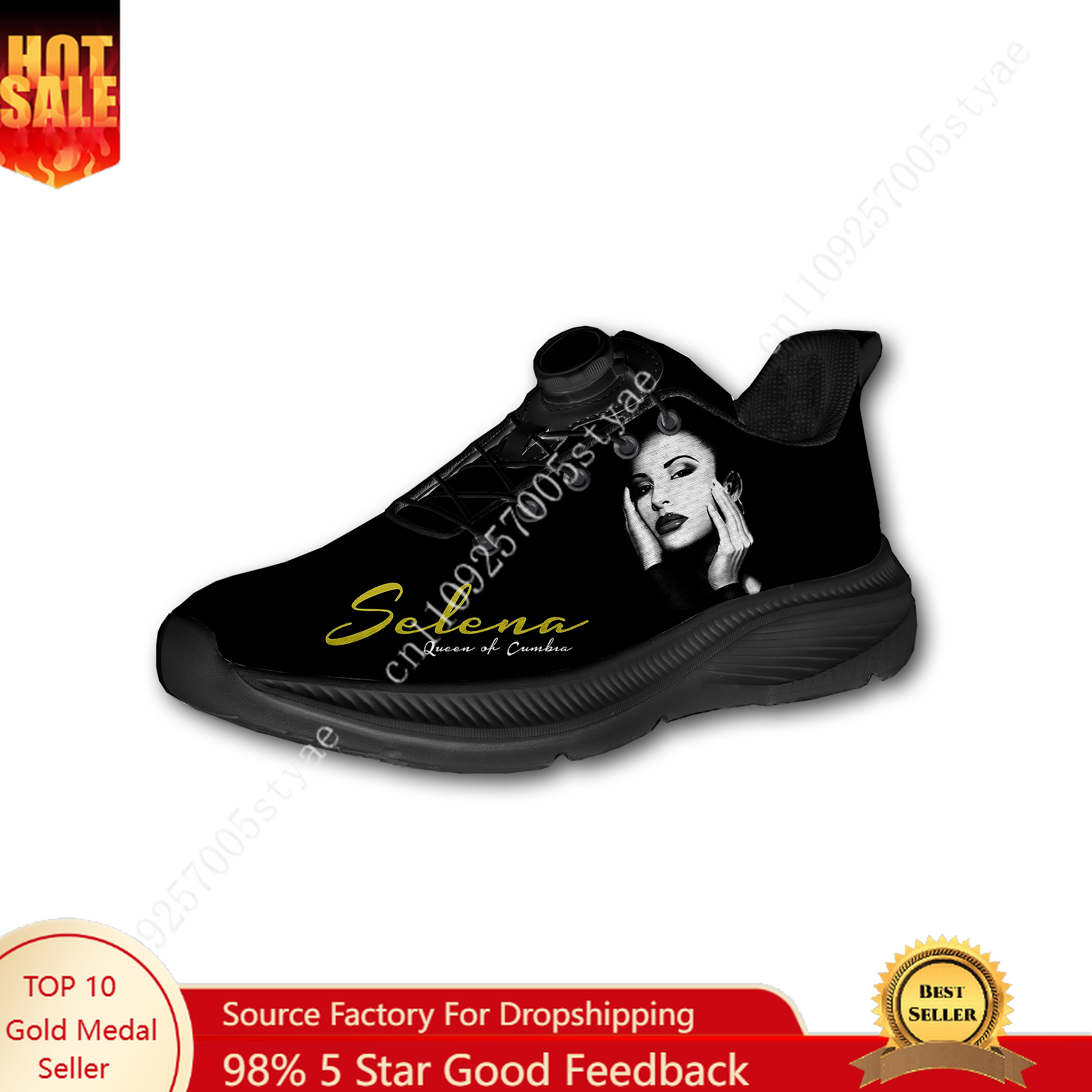 Women Shoes Logo - Selena Quintanilla Custom Walking Shoes Men