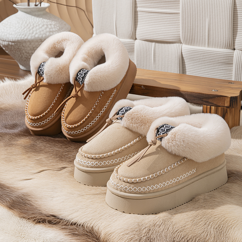 Women'S Shoes Toms - Winter Fluffy Women's Slippers Casual Plush