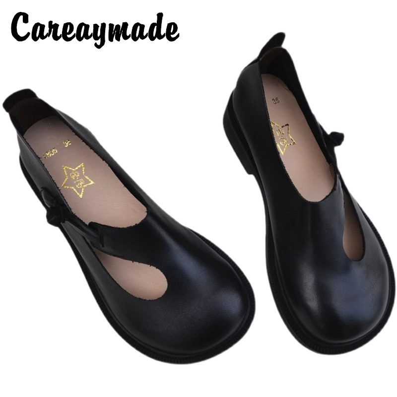 Women'S Shoes Toms - Careaymade-Genuine leather big shoes retro national