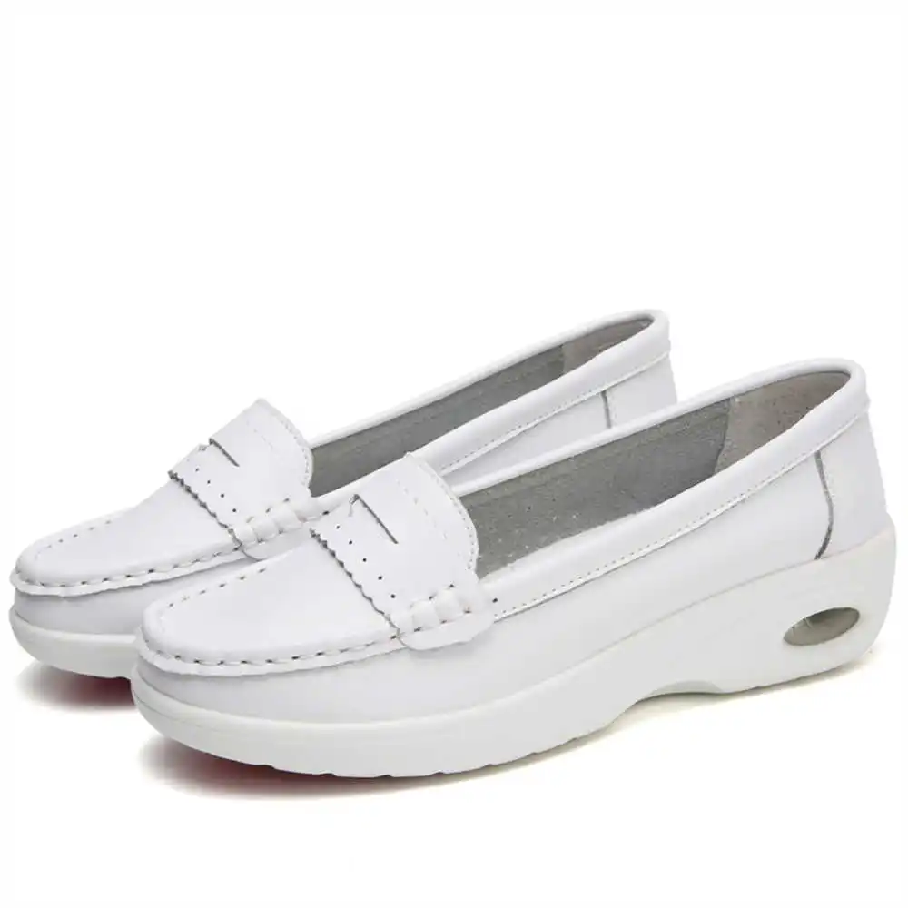 Thick Sole Slipon White Traine - Women Shoes Made In Italy incelemesi ve fiyatı