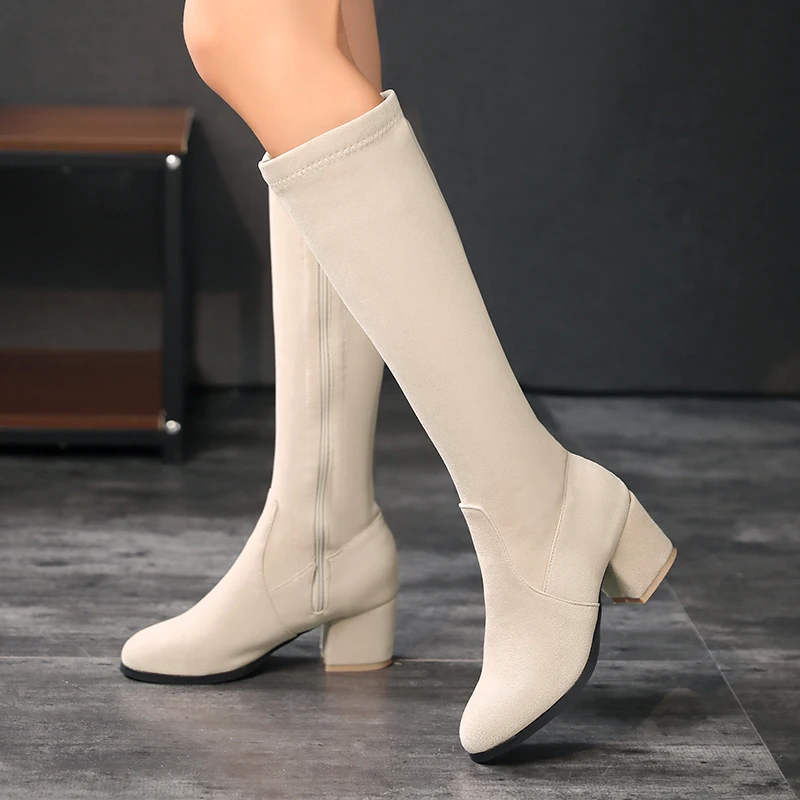 Winter Women Knee High Boots A - Zip Up Boots Short incelemesi ve fiyatı