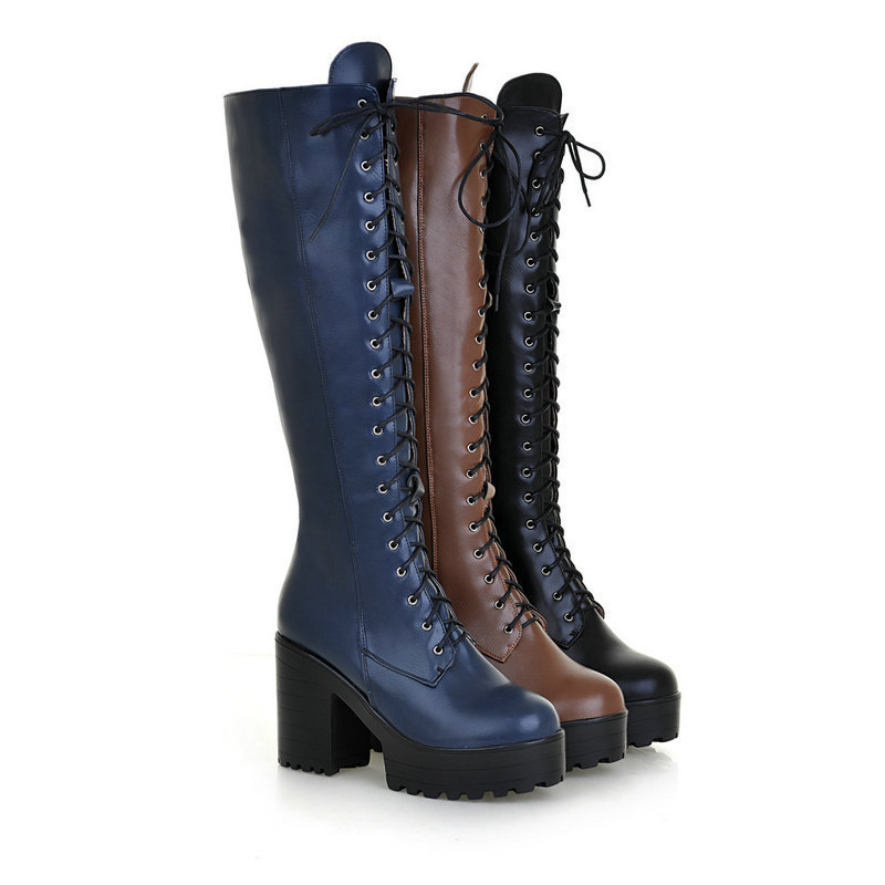 Size 34-43 Womens Knee Boots L - Zip Up Boots Short incelemesi ve fiyatı