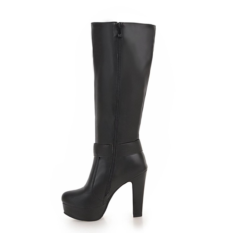Knee High Boots Women Fashion  - Zip Up Boots Short incelemesi ve fiyatı