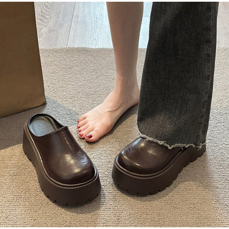 2026New women's thick-soled mu - Women Shoes Size Chart incelemesi ve fiyatı
