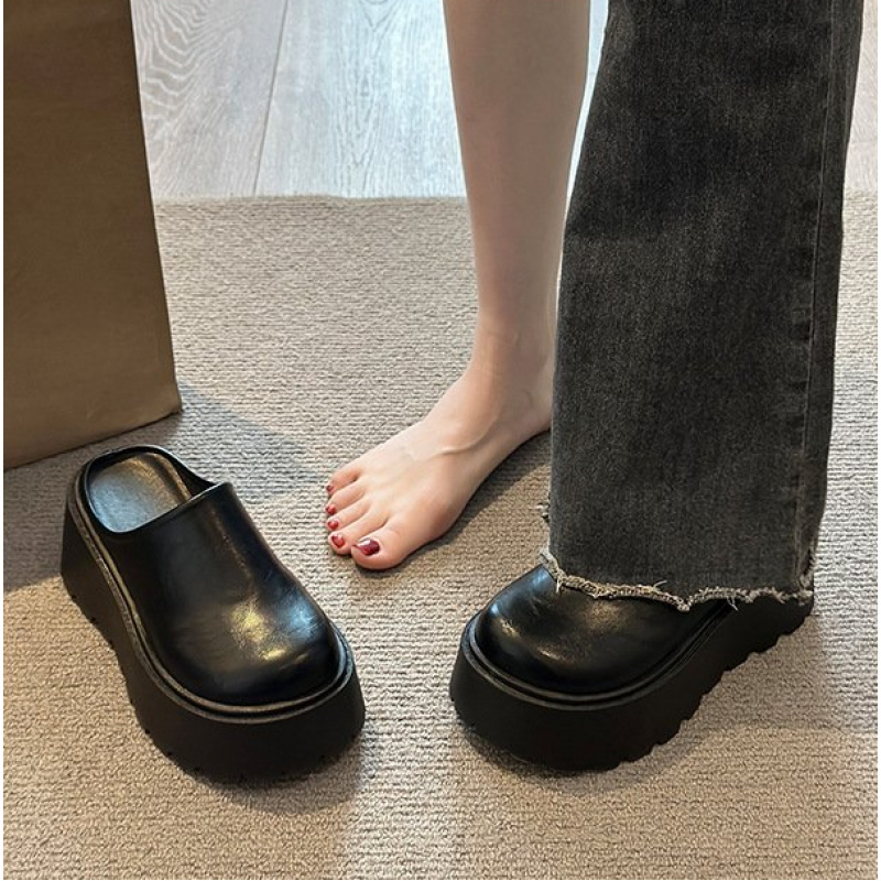 2026New women's thick-soled mu - Women Shoes Size Chart incelemesi ve fiyatı