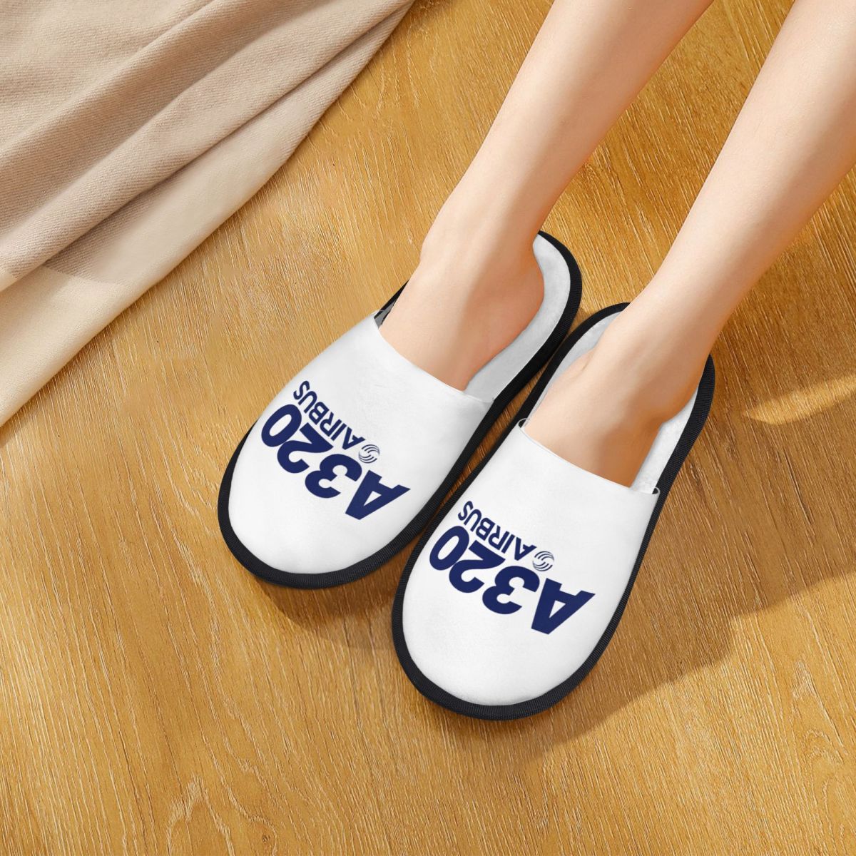 Custom Airbus A320 Logo Slippe - Women Shoes Logo incelemesi ve fiyatı