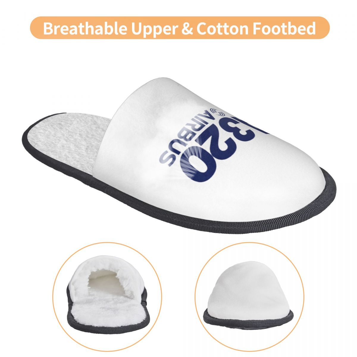 Custom Airbus A320 Logo Slippe - Women Shoes Logo incelemesi ve fiyatı