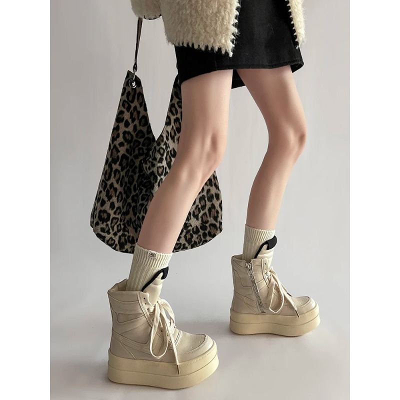 Thick Sole Ankle Boots Design  - Women Shoes Size Chart incelemesi ve fiyatı
