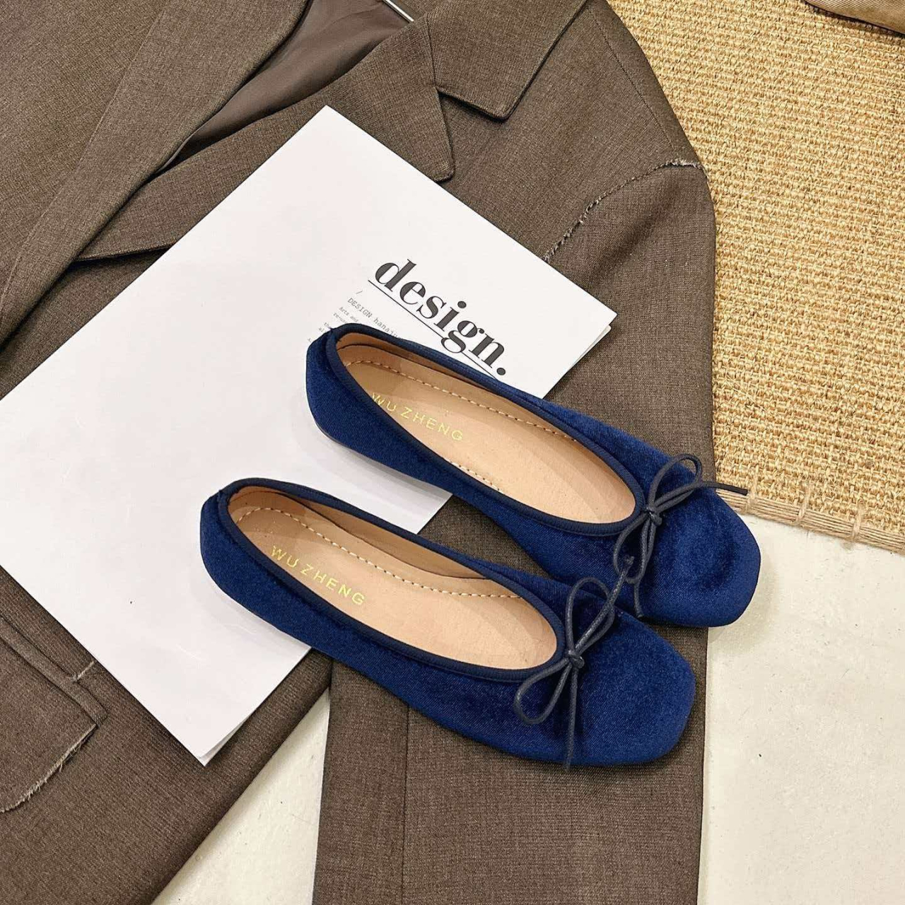 French-style high-end velvet b - Shoes Women Pumps incelemesi ve fiyatı