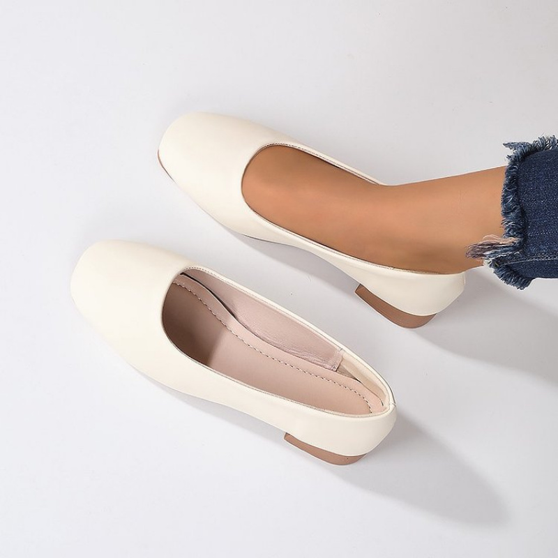 Soft Leather Round Toe Slip-On - Shoes Women Pumps incelemesi ve fiyatı
