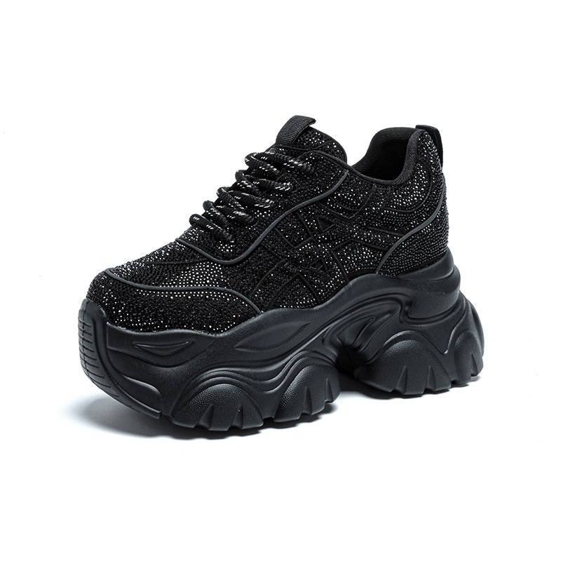 9cm Women Sneakers Spring Lace - Women'S Shoes For Work incelemesi ve fiyatı