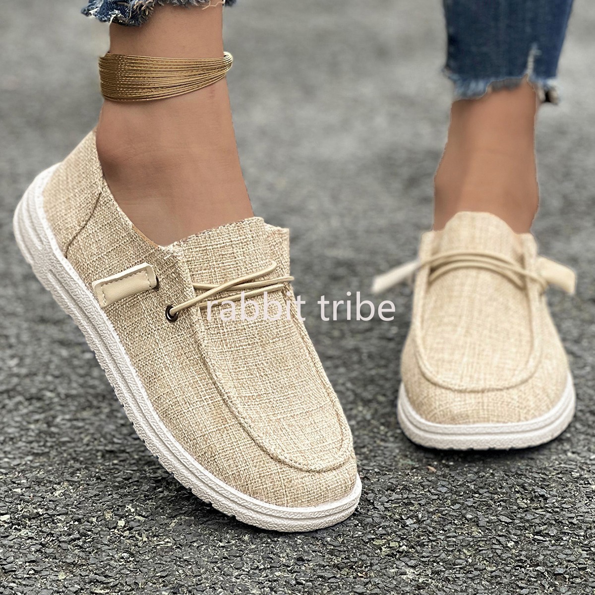 2026 New Fashionable Canvas Ca - Loafer Flat Women incelemesi ve fiyatı