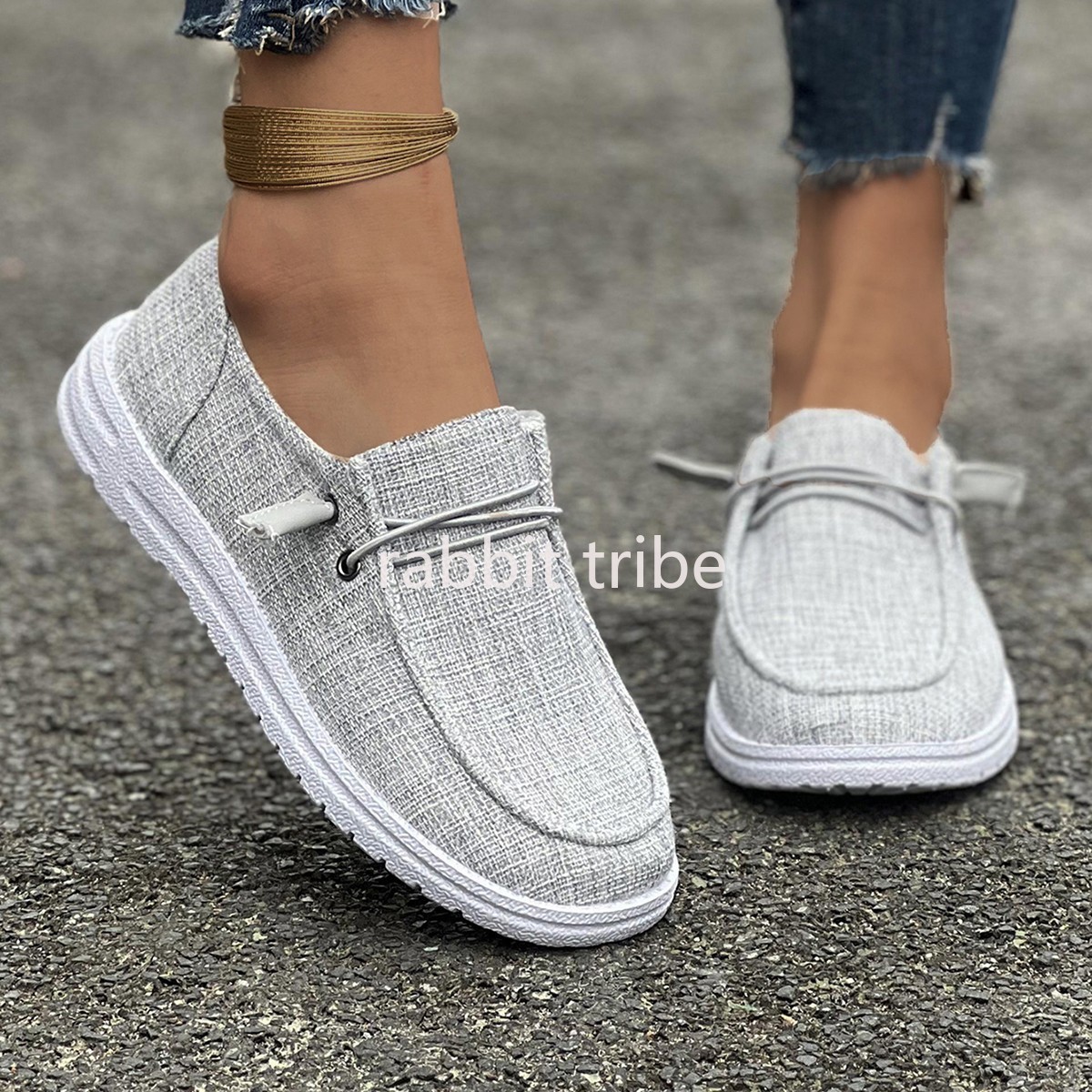 2026 New Fashionable Canvas Ca - Loafer Flat Women incelemesi ve fiyatı