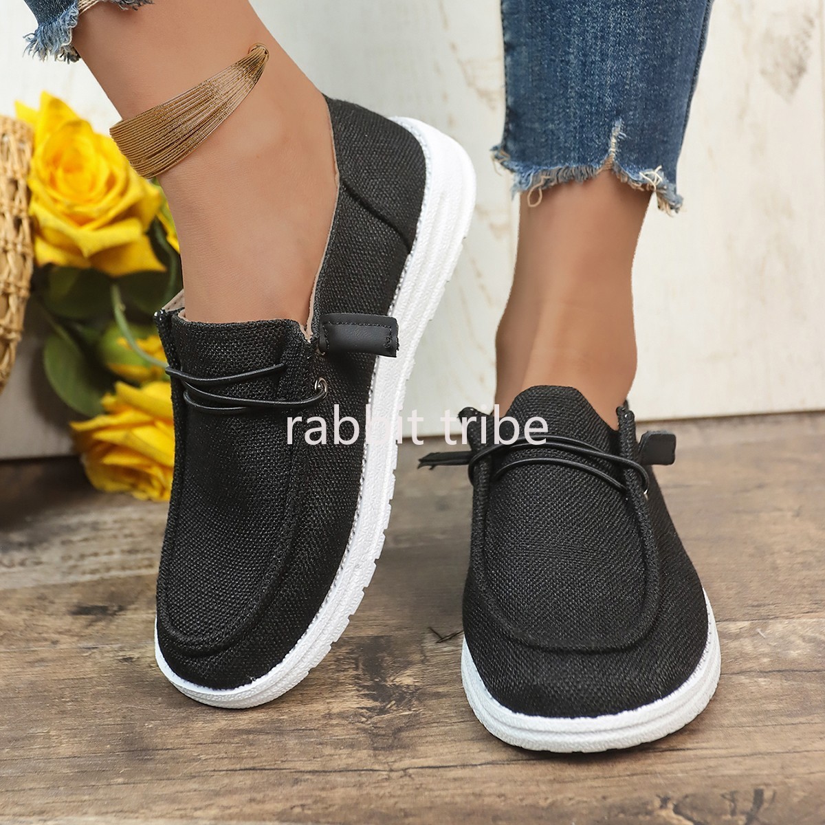 2026 New Fashionable Canvas Ca - Loafer Flat Women incelemesi ve fiyatı