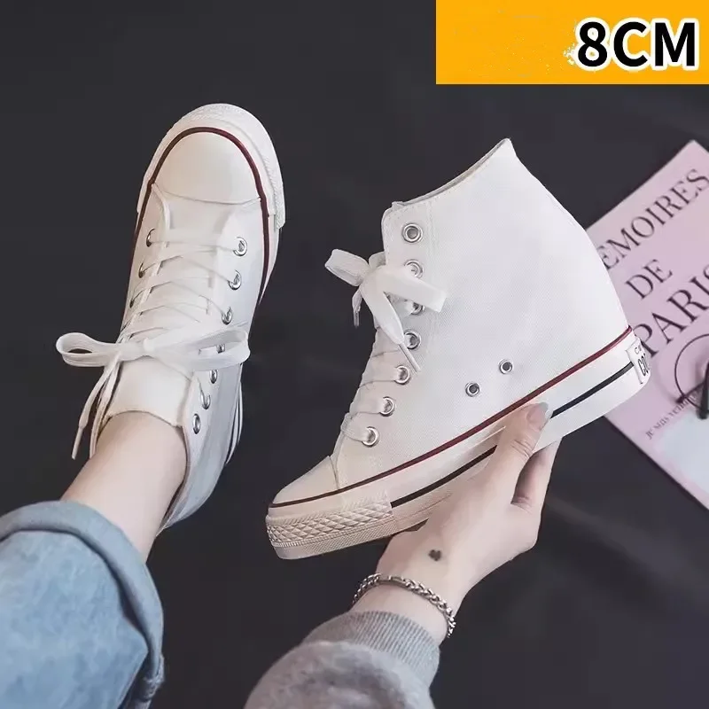 High 8cm Platform Canvas Shoes - Women Shoes Size Chart incelemesi ve fiyatı