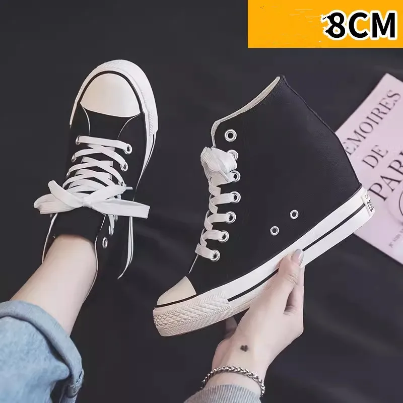 High 8cm Platform Canvas Shoes - Women Shoes Size Chart incelemesi ve fiyatı