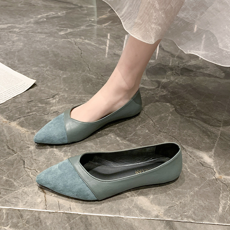 Flat black leather shoes for w - Women'S Shoes For Work incelemesi ve fiyatı