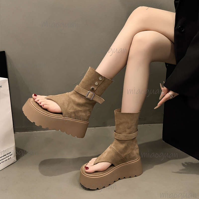 Khaki/Black Fashion Platform B - Women Shoes Size Chart incelemesi ve fiyatı