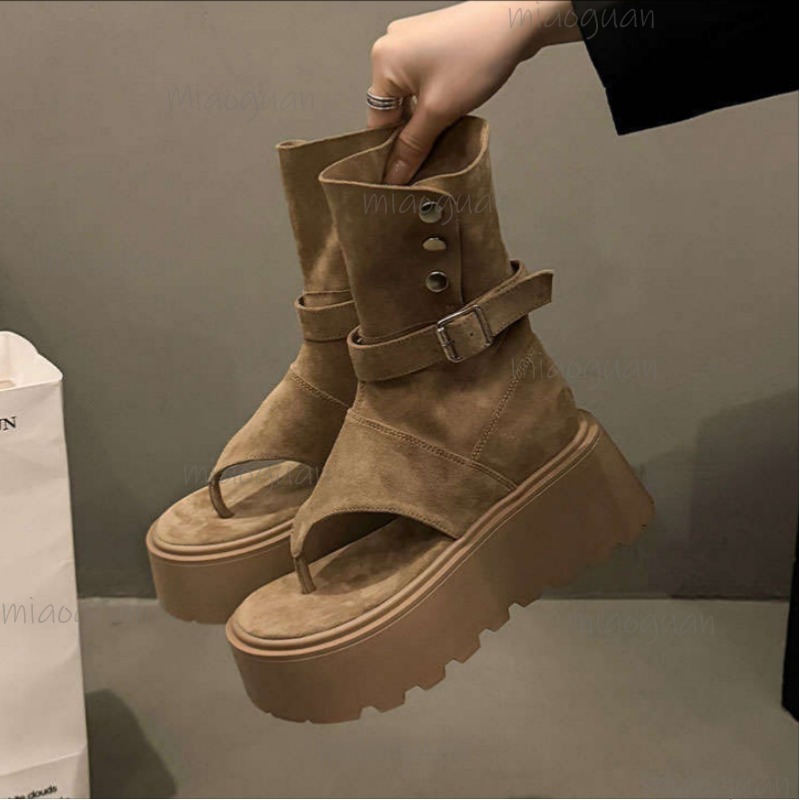 Khaki/Black Fashion Platform B - Women Shoes Size Chart incelemesi ve fiyatı