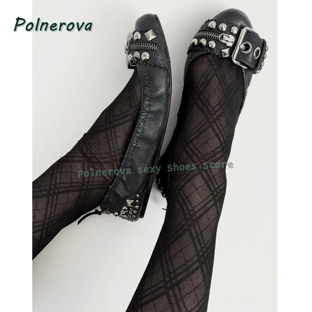 Rivet Belt Buckle Mary Jane Sh - Shoes Women Pumps incelemesi ve fiyatı