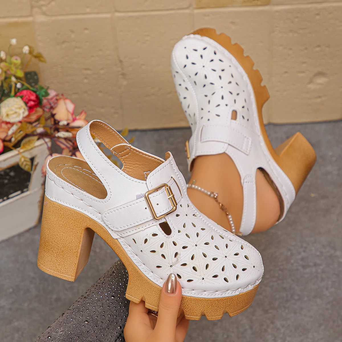 Large Size Women's Thick Heel  - Women'S Shoes Plus Size incelemesi ve fiyatı