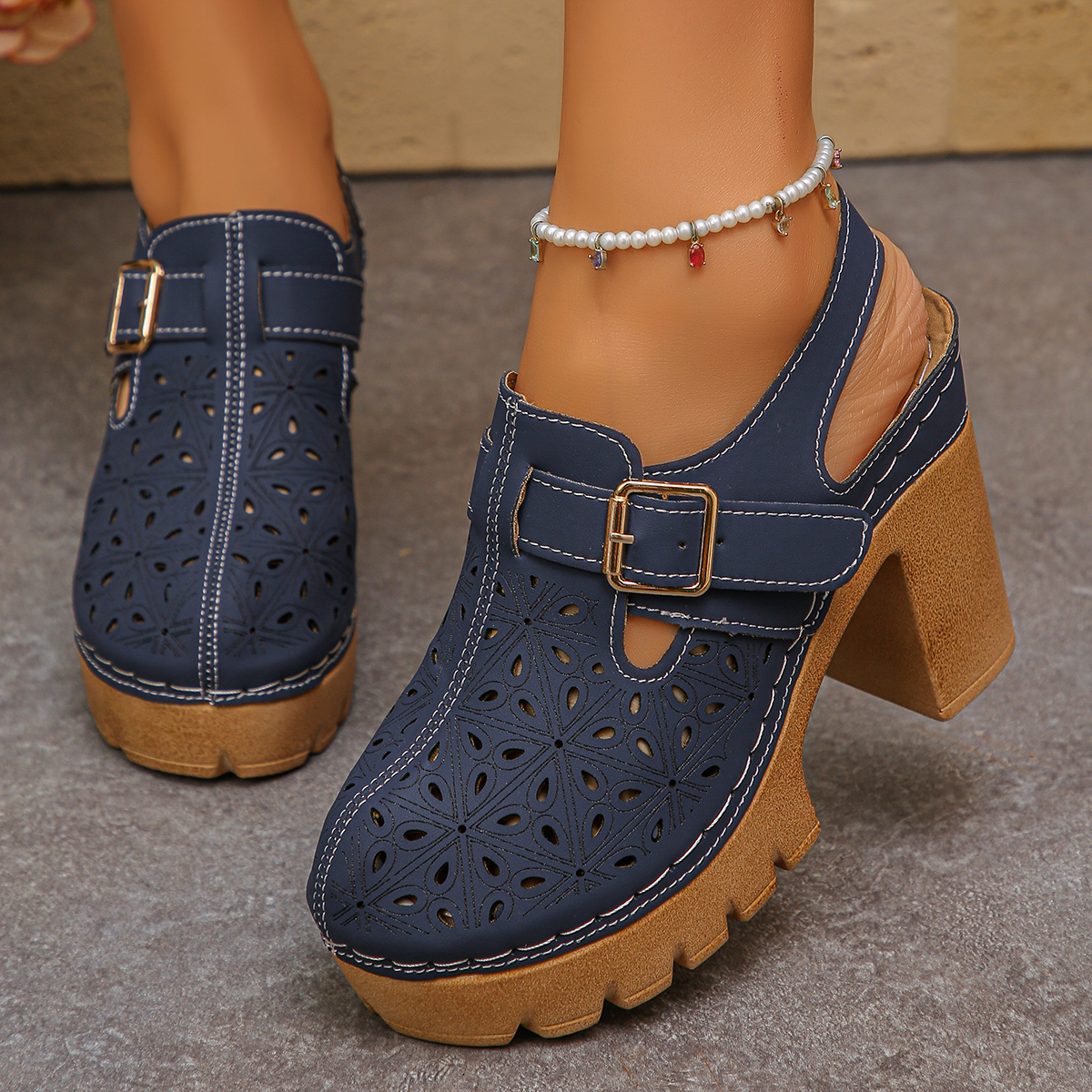 Large Size Women's Thick Heel  - Women'S Shoes Plus Size incelemesi ve fiyatı