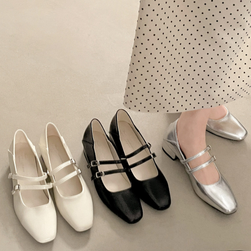 Square Toe Low Heel Women Silv - Women'S Shoes Toms incelemesi ve fiyatı