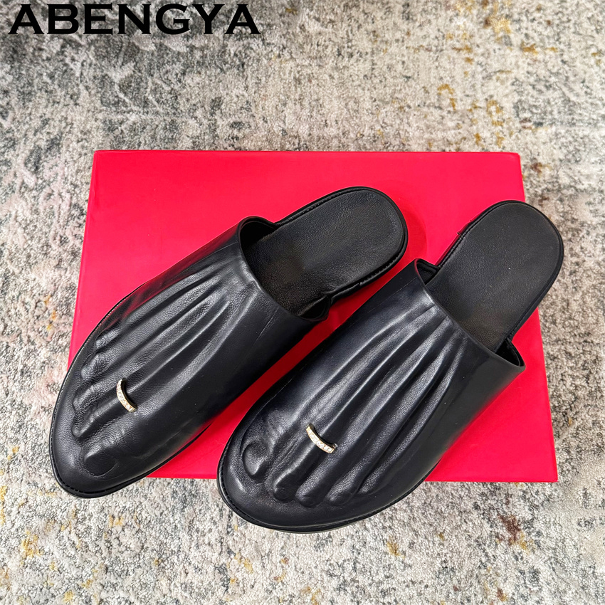 Black Real Leather Wrap Toe lo - Loafer Flat Women incelemesi ve fiyatı
