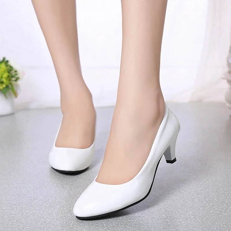 Female Pumps Nude Shallow Mout - Women'S Shoes For Work incelemesi ve fiyatı
