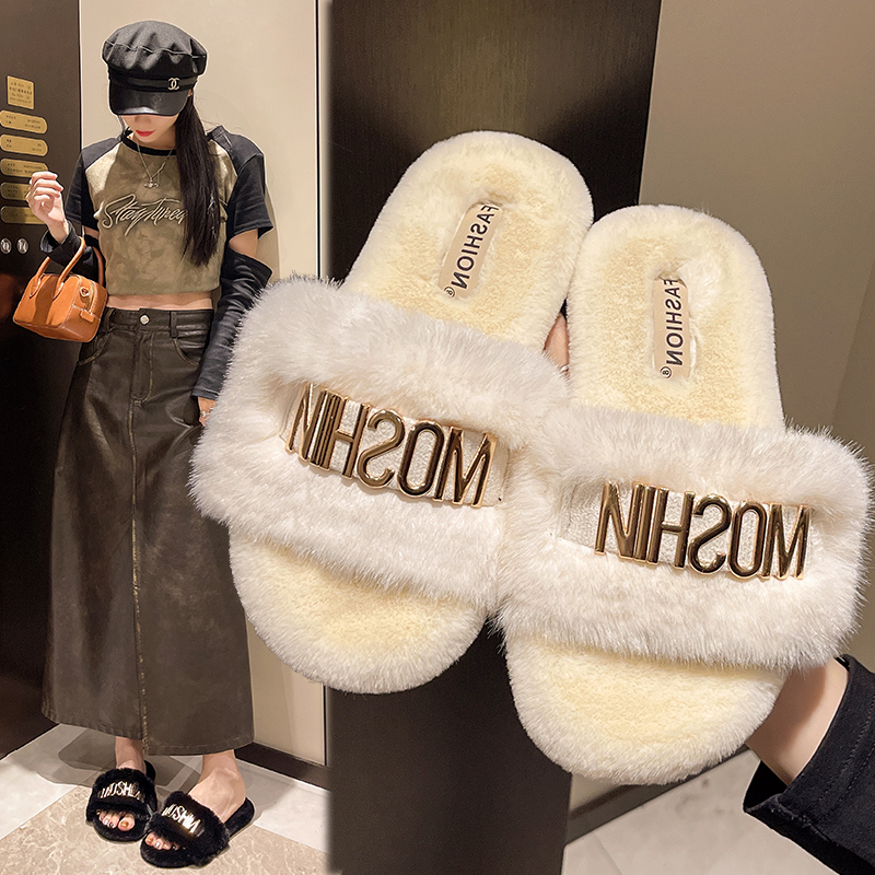 Plus Size 35-42 Plush Slippers - Women'S Shoes Plus Size incelemesi ve fiyatı