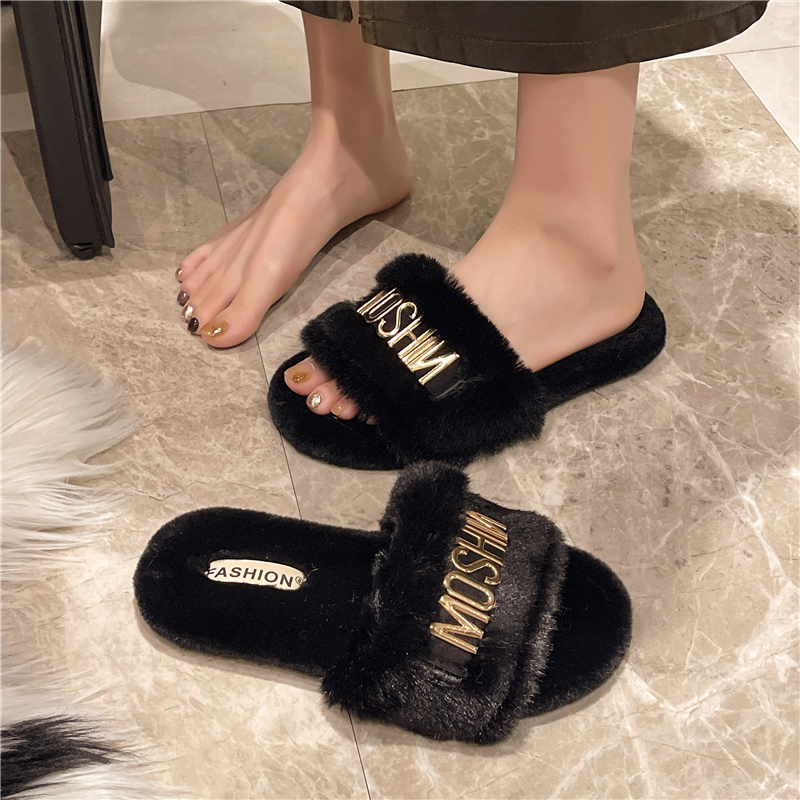 Plus Size 35-42 Plush Slippers - Women'S Shoes Plus Size incelemesi ve fiyatı