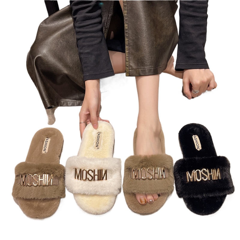 Plus Size 35-42 Plush Slippers - Women'S Shoes Plus Size incelemesi ve fiyatı