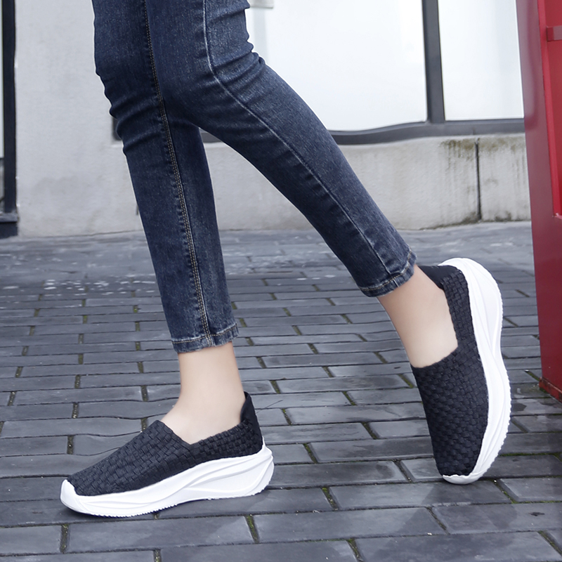 Women Woven Shoes Loafers Plat - Loafer Flat Women incelemesi ve fiyatı